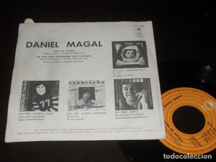 Discos de vinilo: DANIEL MAGAL SINGLE CARA DE GITANA. MADE IN SPAIN 1977 - Foto 3