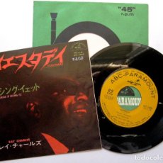 Discos de vinilo: RAY CHARLES - YESTERDAY - SINGLE ABC PARAMOUNT 1967 JAPAN (EDICIÓN JAPONESA) BPY. Lote 197438595