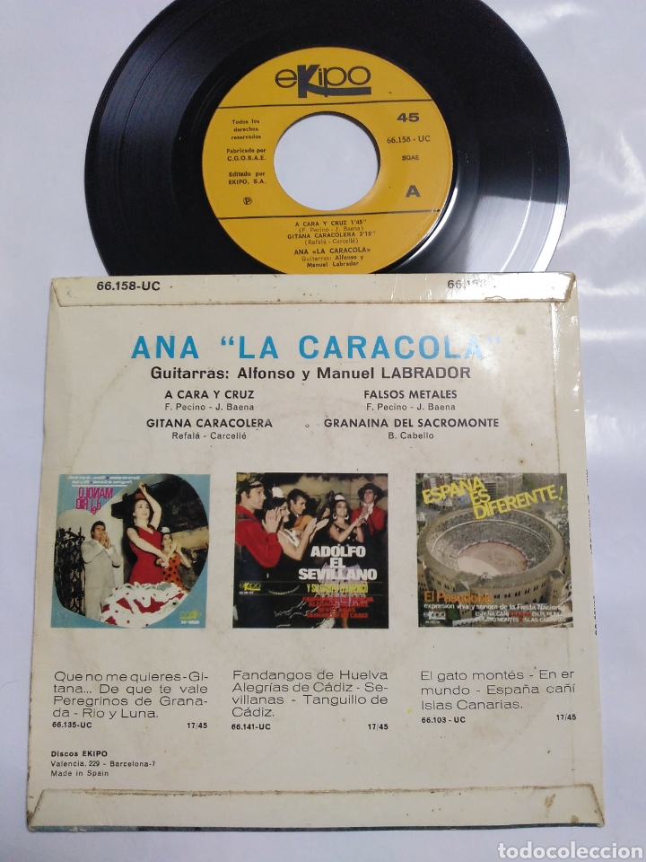 Discos de vinilo: Ana la caracola - Foto 2