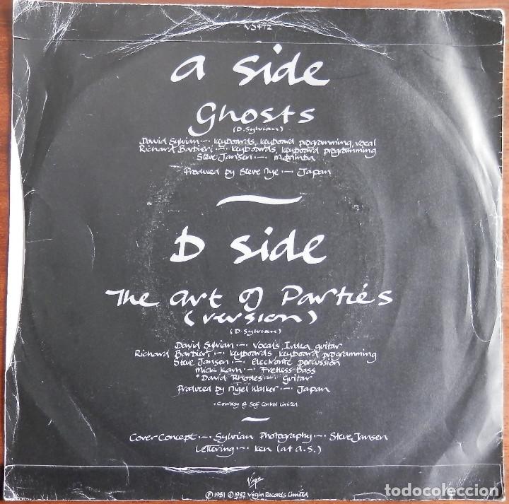 Discos de vinilo: JAPAN - David Sylvian - Ghosts - Single - UK 1981 - Foto 2