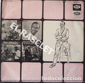 Discos de vinilo: MAGNIFICO LP - RECORDANDO A NAT KING COLE - Foto 1