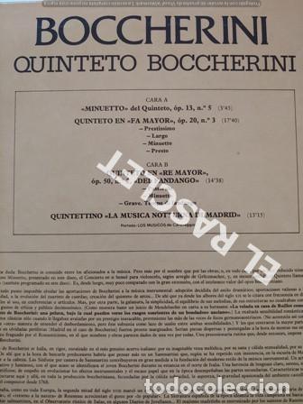 Discos de vinilo: MAGNIFICO LP - BOCCHERINI - Foto 2