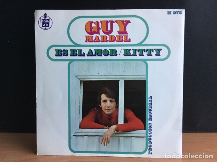 Discos de vinilo: Guy Mardel - Cest Lamour / Kitty (7&rdquo;, Single) Hispavox H 276 - Foto 1