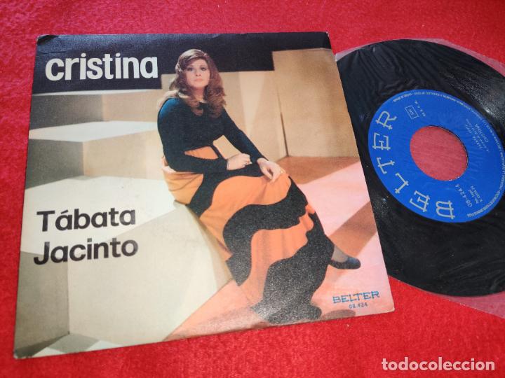Disques de vinyle: CRISTINA Tabata/Jacinto 7'' SINGLE 1974 Belter