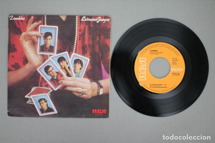 Discos de vinilo: ZOMBIES//EXTRA&Ntilde;OS JUEGOS//SINGLE//1980//RCA - Foto 3