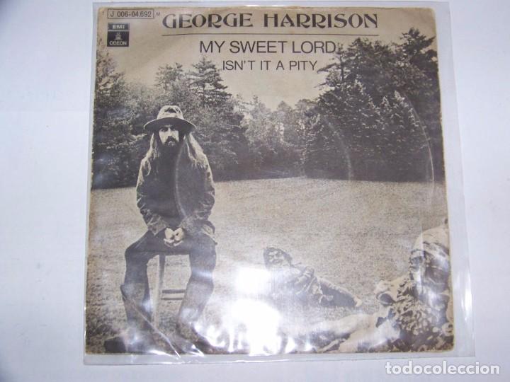 Discos de vinilo: SINGLE GEORGE HARRISON MY SWEET LORD - Foto 1