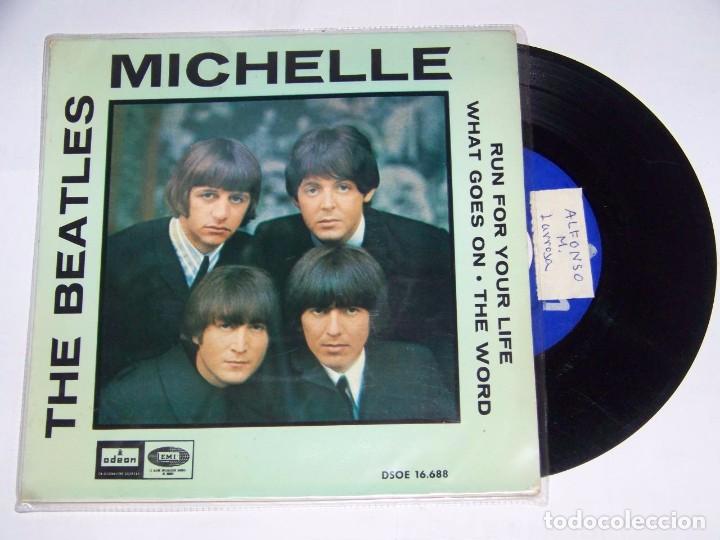 Discos de vinilo: SINGLE THE BEATLES MICHELLE - Foto 1