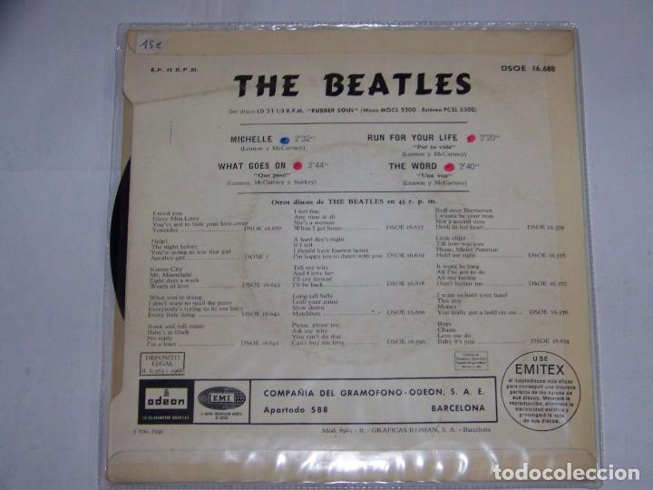 Discos de vinilo: SINGLE THE BEATLES MICHELLE - Foto 2