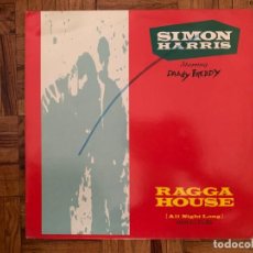 Discos de vinilo: SIMON HARRIS STARRING DADDY FREDDY ‎– RAGGA HOUSE (ALL NIGHT LONG) LABEL: POLYDOR ‎– 877 283-1 . Lote 197713355