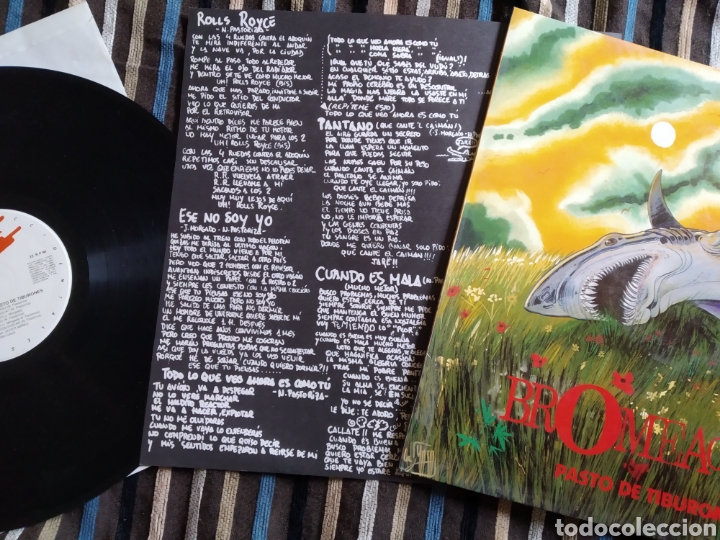 Discos de vinilo: DISCO VINILO BROMEAOQUE PASTO DE TIBURONES - Foto 2