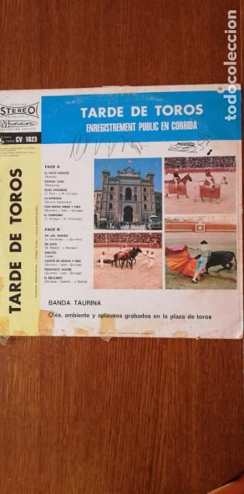 Discos de vinilo: Tarde de toros en p&uacute;blico - Plaza de toros de Madrid - Foto 2