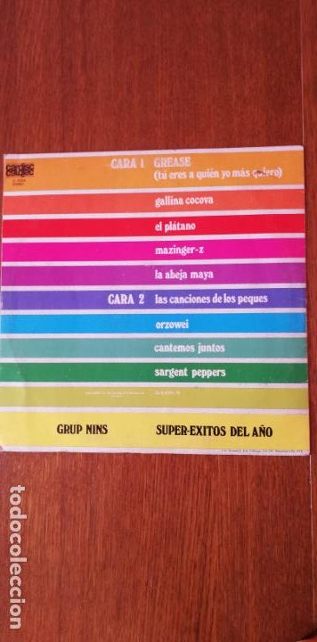 Discos de vinilo: Super exitos del a&ntilde;o 1978 - grup Nins - Foto 2