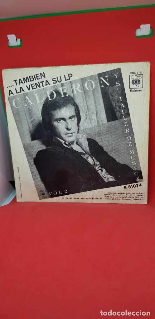 Discos de vinilo: CALDER&Oacute;N. MAFIOSO. SINGLE 1975 - Foto 2