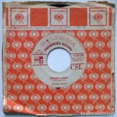 Discos de vinilo: JOHNNY BOND. CAROLINA WALTZ/ SOMEBODY’S PUSHIN’. COLUMBIA, USA 1955 SINGLE PROMOCIONAL (PROMO). Lote 197784691