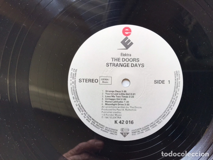 Discos de vinilo: Strange days. The Doors - Foto 4