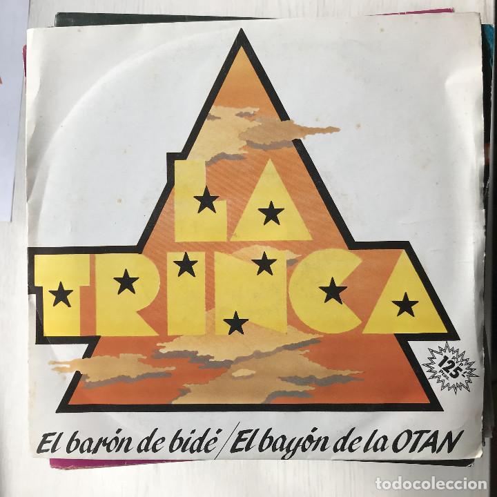 Discos de vinilo: LA TRINCA - EL BAR&Oacute;N DE BID&Eacute; - SINGLE ARIOLA 1983 - Foto 1