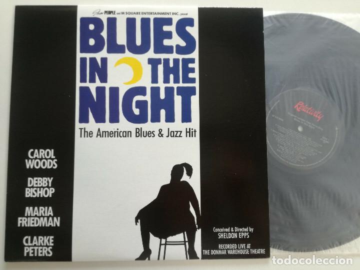 Discos de vinilo: BLUES IN THE NIGHT - American Blues & Jazz Hit - LP CANADA RELATIVITY 1987 // COMO NUEVO