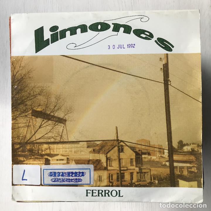 Discos de vinilo: LLIMONES - FERROL - SINGLE GASA 1992 PROMO - Foto 1