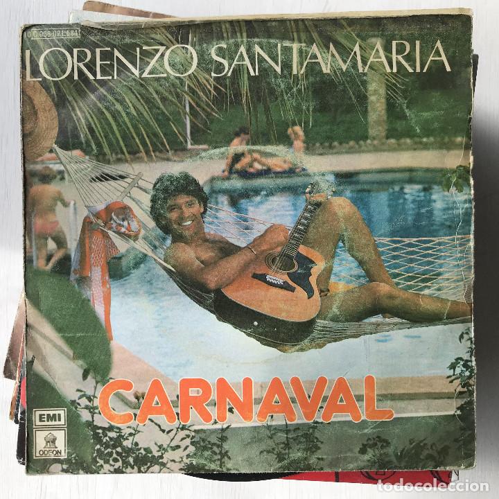 Discos de vinilo: LORENZO SANTAMAR&Iacute;A - CARNAVAL - SINGLE EMI 1979 - Foto 1