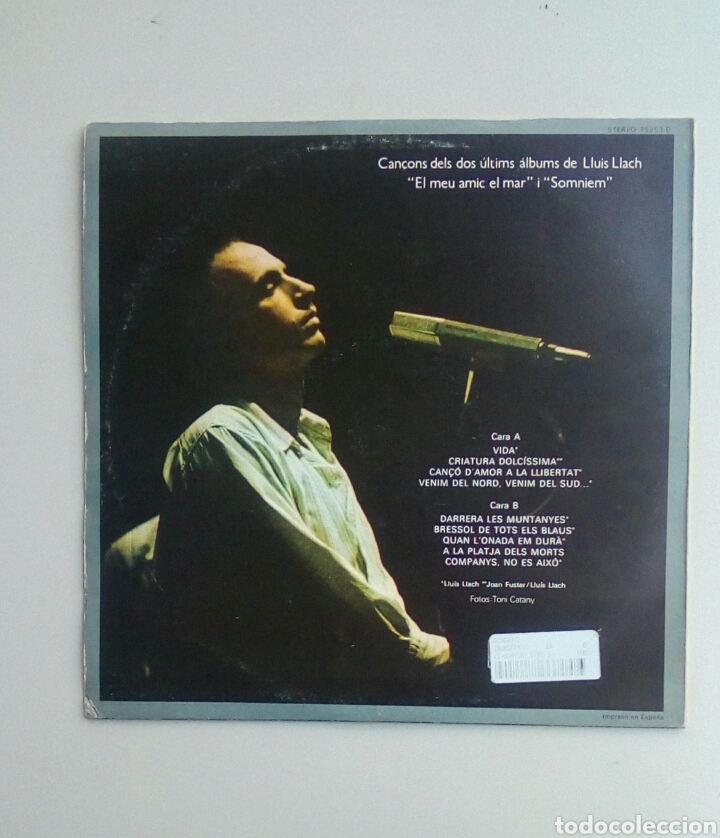 Discos de vinilo: Lluis Llach ?&ndash; 1979, Ariola 75.253-D, 1979. Spain. - Foto 2