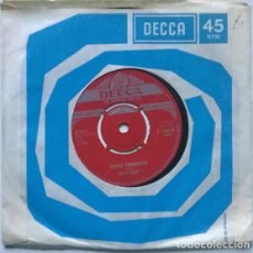 Dischi in vinile: BILLY FURY. GONNA TYPE A LETTER/ MAYBE TOMORROW. DECCA, UK 1959 SINGLE RE