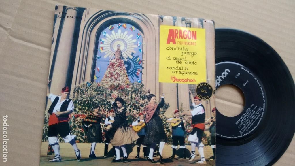 Discos de vinilo: E P  (VINILO) ARAGON Y SU FOLKLORE  A&Ntilde;OS 60 - Foto 1
