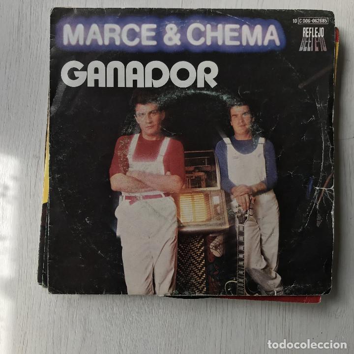 Discos de vinilo: MARCE & CHEMA - GANADOR - SINGLE REFLEJO 1979 - Foto 1
