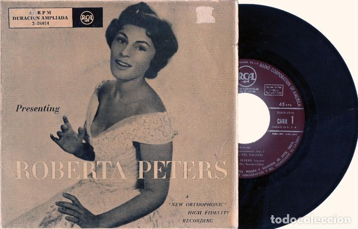 Dischi in vinile: PRESENTING ROBERTA PETERS Spain EP 1953 RCA 3-26024 Opera RARE