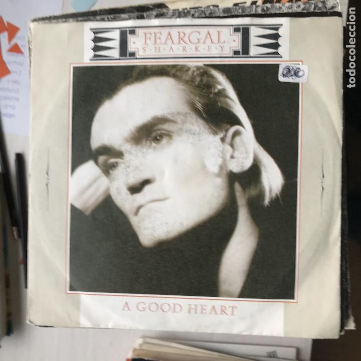 Discos de vinil: FEARGAL SHARKEY - A GOOD HEART - SINGLE VIRGIN ALEMANIA 1985