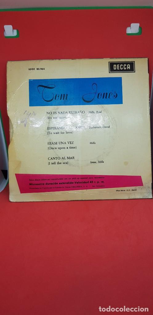 Discos de vinilo: TOM JONES NO ES NADA EXTRA&Ntilde;O EP--- DECCA 1965 - Foto 2