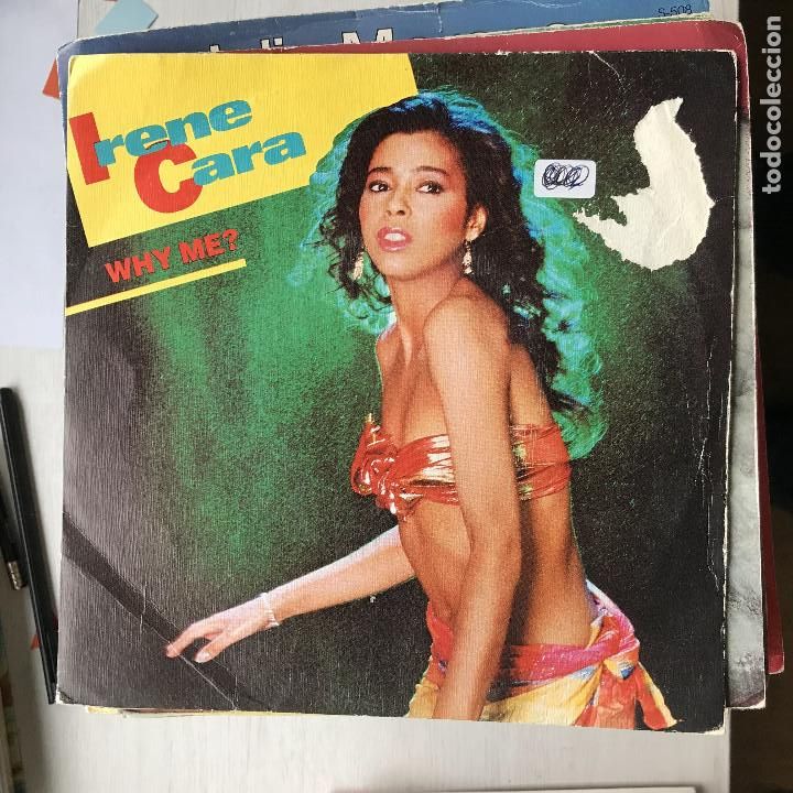 Discos de vinilo: IRENE CARA - WHY ME? - SINGLE EPIC SPAIN 1983 - Foto 1