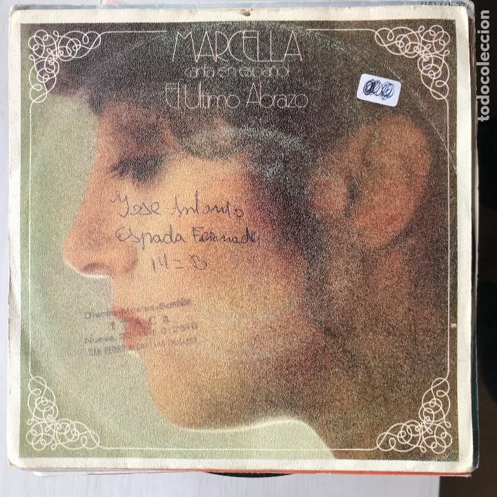 Discos de vinilo: MARCELLA - EL &Uacute;LTIMO ABRAZO - SINGLE EPIC SPAIN 1977 - EN ESPA&Ntilde;OL - Foto 1