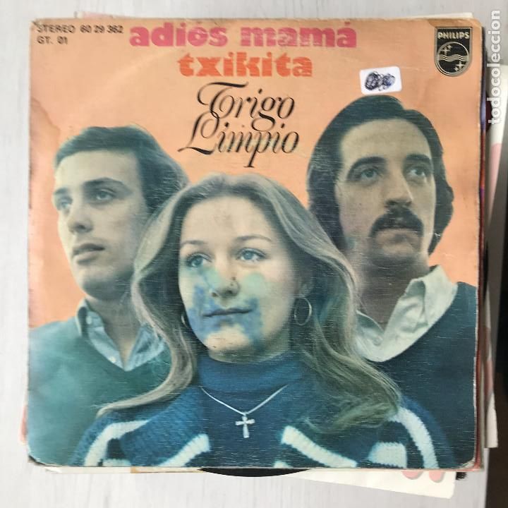 Discos de vinilo: TRIGO LIMPIO - ADI&Oacute;S MAM&Aacute; - SINGLE PHILIPS 1976 - Foto 1