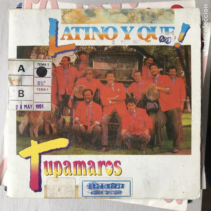 Discos de vinilo: TUPAMAROS - LATINO Y QU&Eacute;! - SINGLE FONOMUSIC SPAIN 1991