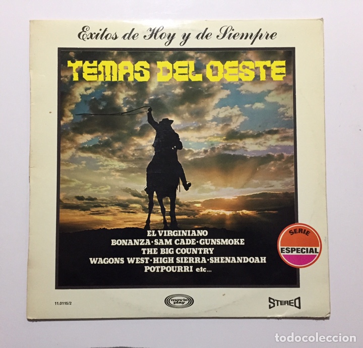 Discos de vinilo: TEMAS DEL OESTE - &Eacute;XITOS DE HOY Y DE SIEMPRE - LP - Foto 1