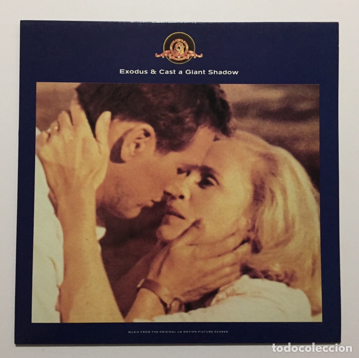 Discos de vinilo: BSO - EXODUS - CAST A GIANT SHADOW - LP (1990, UK) - Foto 1