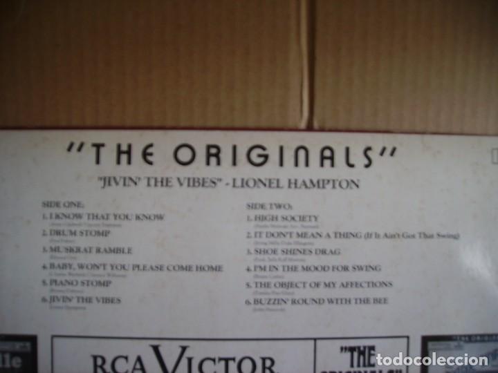 Discos de vinilo: LIONEL HAMPTON ---- JIVIN&acute;THE VIBES - Foto 2