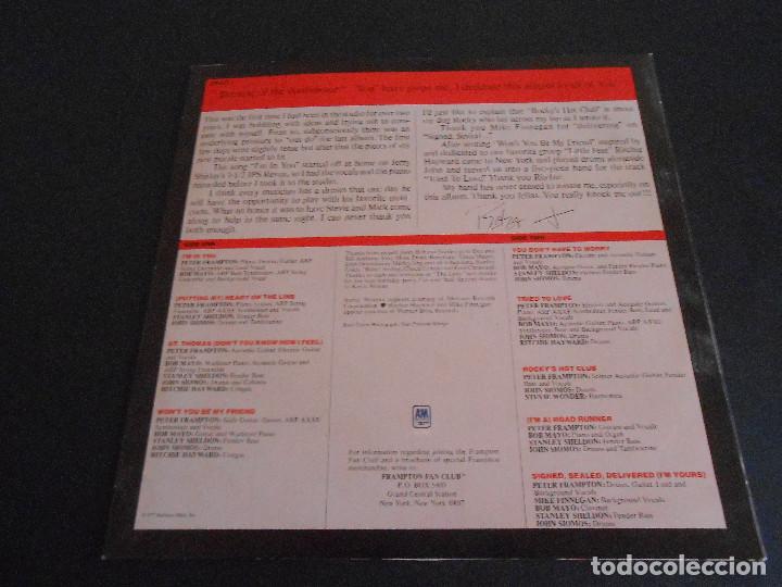 Discos de vinilo: PETER FRAMPTON - I&acute;M IN YOU - 1977 - Foto 5