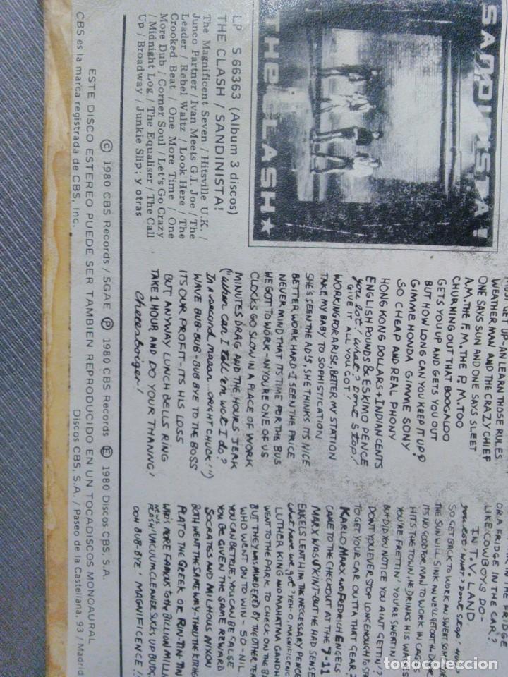 Discos de vinilo: Single de The Clash. Los 7 magn&iacute;ficos. - Foto 3