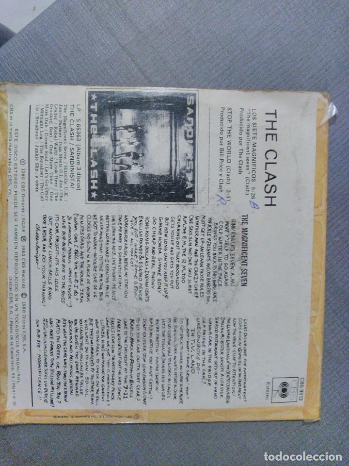Discos de vinilo: Single de The Clash. Los 7 magn&iacute;ficos. - Foto 7
