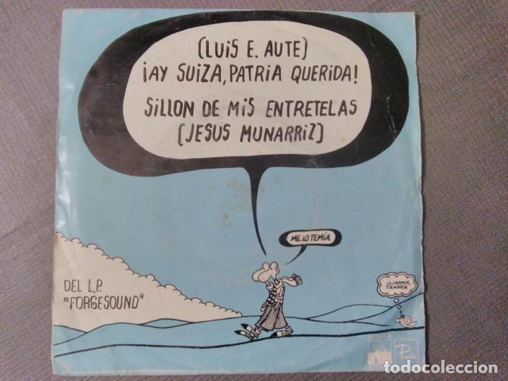 Discos de vinilo: Single de Luis Eduardo Aute del LP Forgesound. - Foto 6