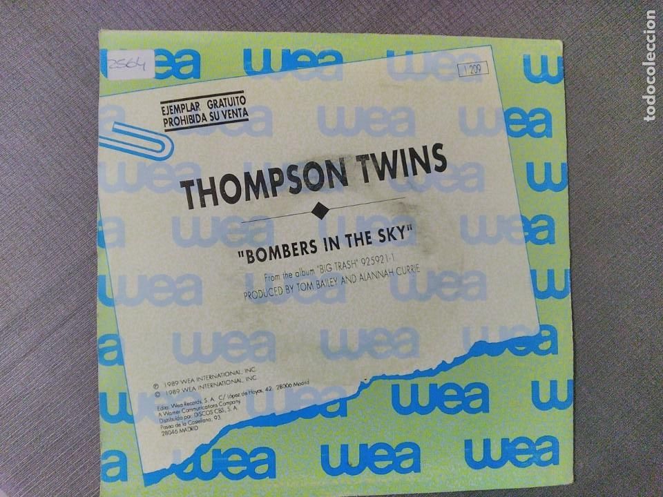 Discos de vinilo: Single de Thompson Twins. Disco promocional. - Foto 7