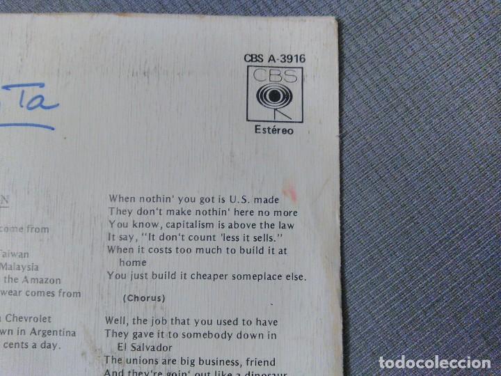 Discos de vinilo: Single de Bob Dylan. Union Sundown. - Foto 3