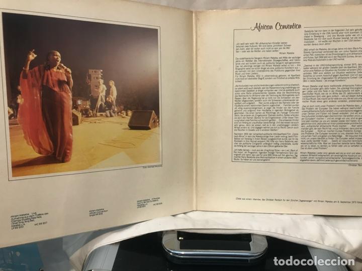 Discos de vinilo: Miriam Makeba African Convention 1980 - Foto 2