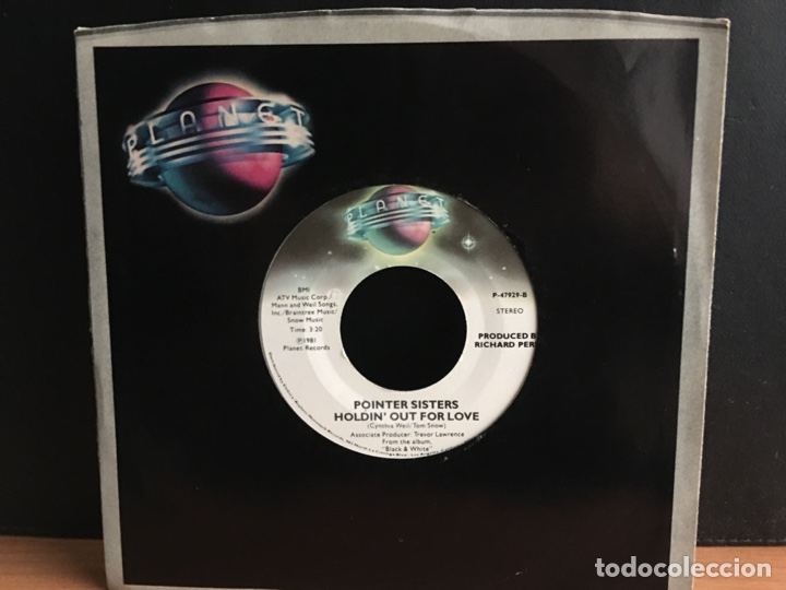 Discos de vinilo: Pointer Sisters - Slow Hand (Planet (7&rdquo;, SIngle) - Foto 2