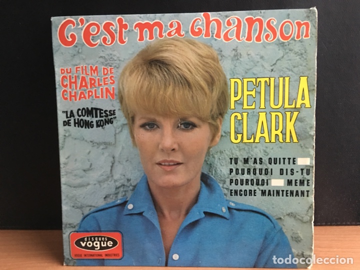 Discos de vinilo: Petula Clark - Cest Ma Chanson (7&rdquo;, EP) (Disques Vogue) EPL 8 508 - Foto 1