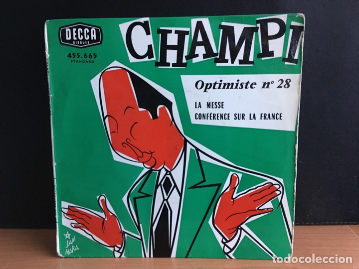 Discos de vinilo: Champi - Optimiste N&deg;28 (7&rdquo;, EP) (Decca 455.665) - Foto 1