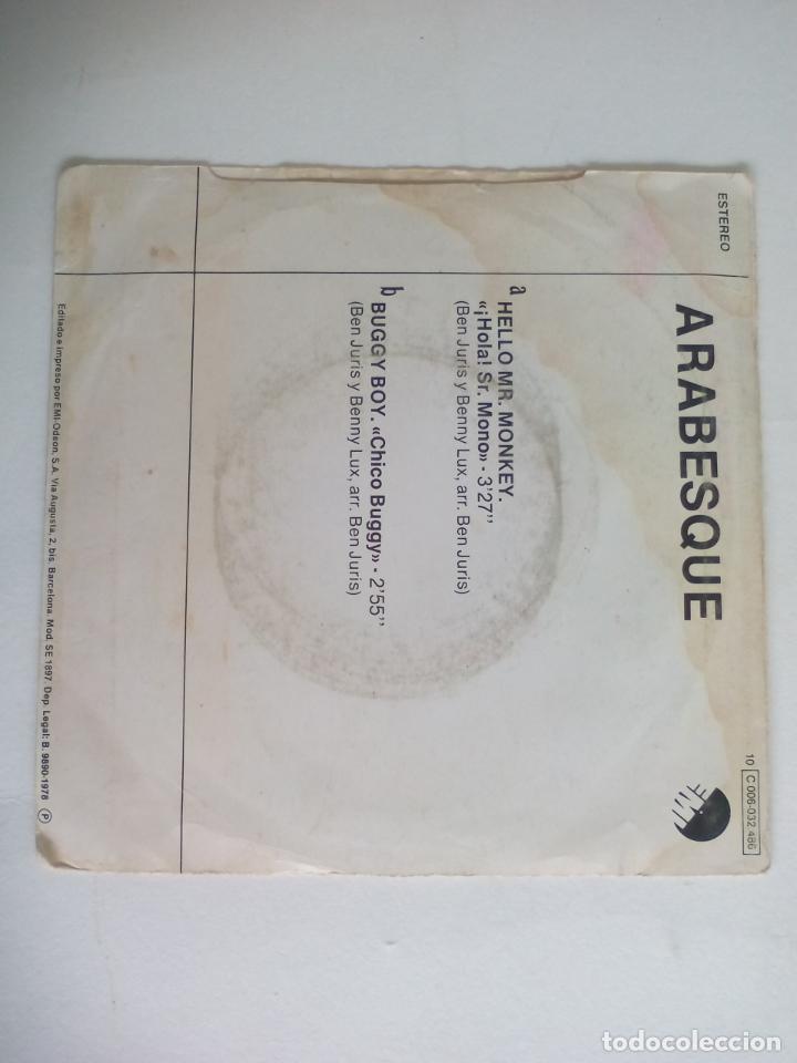 Discos de vinilo: ARABESQUE. HELLO MR. MONKEY 1978. HOLA SR MONO. EMI - Foto 2