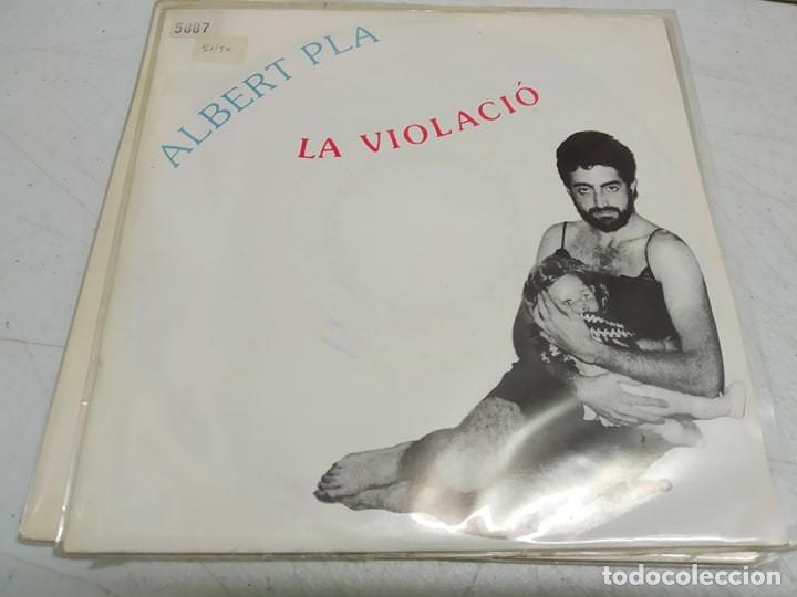 Discos de vinilo: Albert Pla - La Violaci&oacute; (7- Single, Promo) - Foto 1