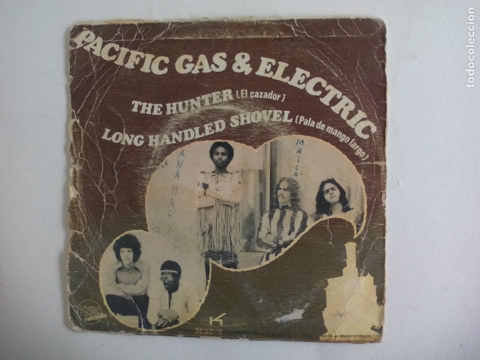 Discos de vinilo: PACIFIC GAS & ELECTRIC. THE HUNTER. 1971. EXIT RECORDS. ESPA&Ntilde;A - Foto 3